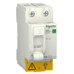 Дифференциальное реле (УЗО) RESI9 2P 25А 30МА SCHNEIDER ELECTRIC