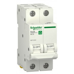 Автоматический выключатель SCHNEIDER ELECTRIC RESI9 6kA 2 P 25А тип C