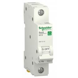 Автоматический выключатель SCHNEIDER ELECTRIC RESI9 6kA 1 P 10А тип C