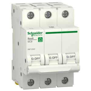 Автоматический выключатель SCHNEIDER ELECTRIC RESI9 6kA 3 P 6А тип C