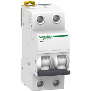 Автоматический выключатель SCHNEIDER ELECTRIC Acti9 IK60 2 полюса 16А тип C