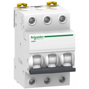 Автоматический выключатель SCHNEIDER ELECTRIC Acti9 IK60 3 полюса 10А тип C