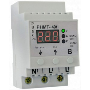 Многофункциональное реле контроля напряжения, тока и мощности РНМТ-40ti Рубеж
