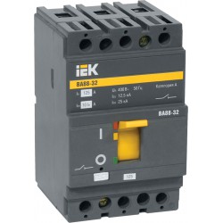 Автоматический выключатель IEK ВА88-32, 3P, 100А, 25КА