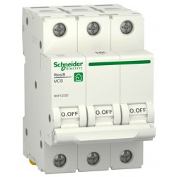 Автоматический выключатель SCHNEIDER ELECTRIC RESI9 6kA 3 P 63А тип C